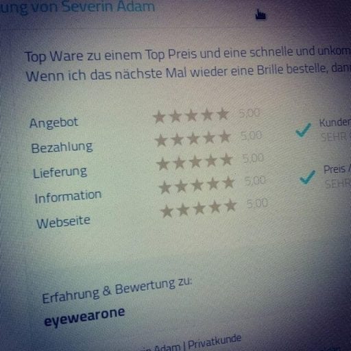 Volle Punktzahl. Danke für die tolle Bewertung Severin A. 2