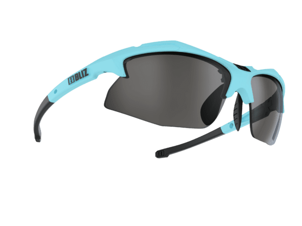 BLIZ RAPID rubber turquoise-blue/smoke with silver mirror 1