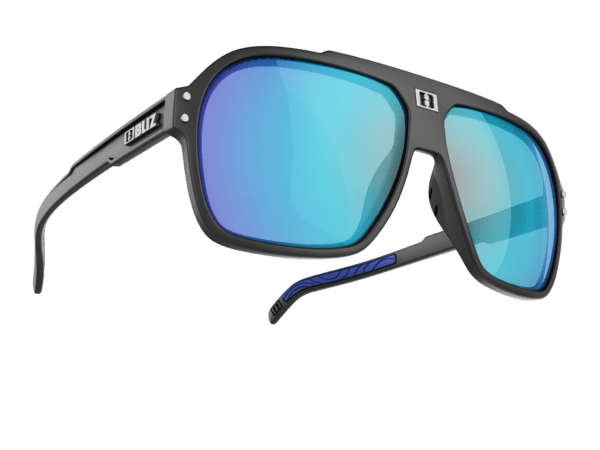 BLIZ TARGA Black / smoke with blue multi 1