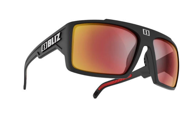 BLIZ NITRO rubber black/smoke with red multi 1