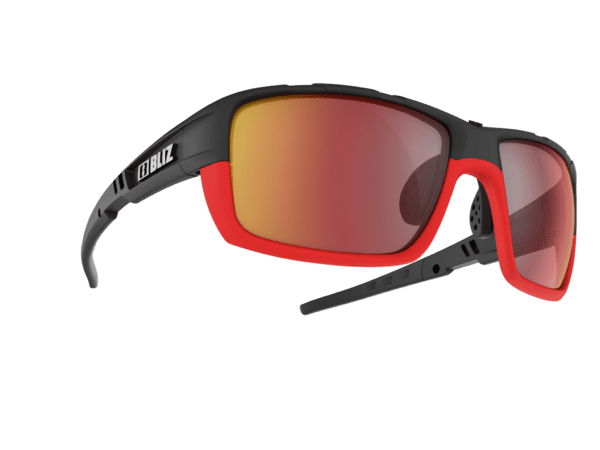 BLIZ TRACKER OZON rubber black/red / smoke with red multi Filt.Cat.3 1