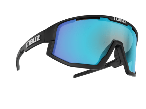 BLIZ FUSION Matt black/smoke w blue multi (Filt.Cat.3) 2