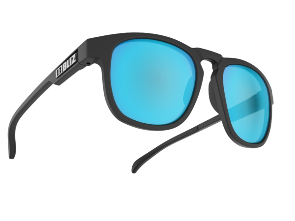 BLIZ ACE matt black/smoke with blue multi (Filt.Cat.3) 1